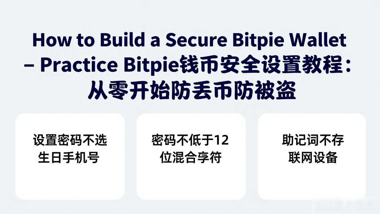 How to Build a Secure Bitpie Wallet Practice Bitpie钱包安全设置教程：从零开始防丢币防被盗