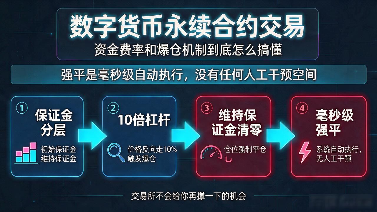数字货币永续合约交易，资金费率和爆仓机制到底怎么搞懂