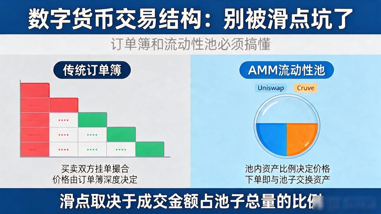 数字货币交易结构：别被滑点坑了，订单簿和流动性池必须搞懂