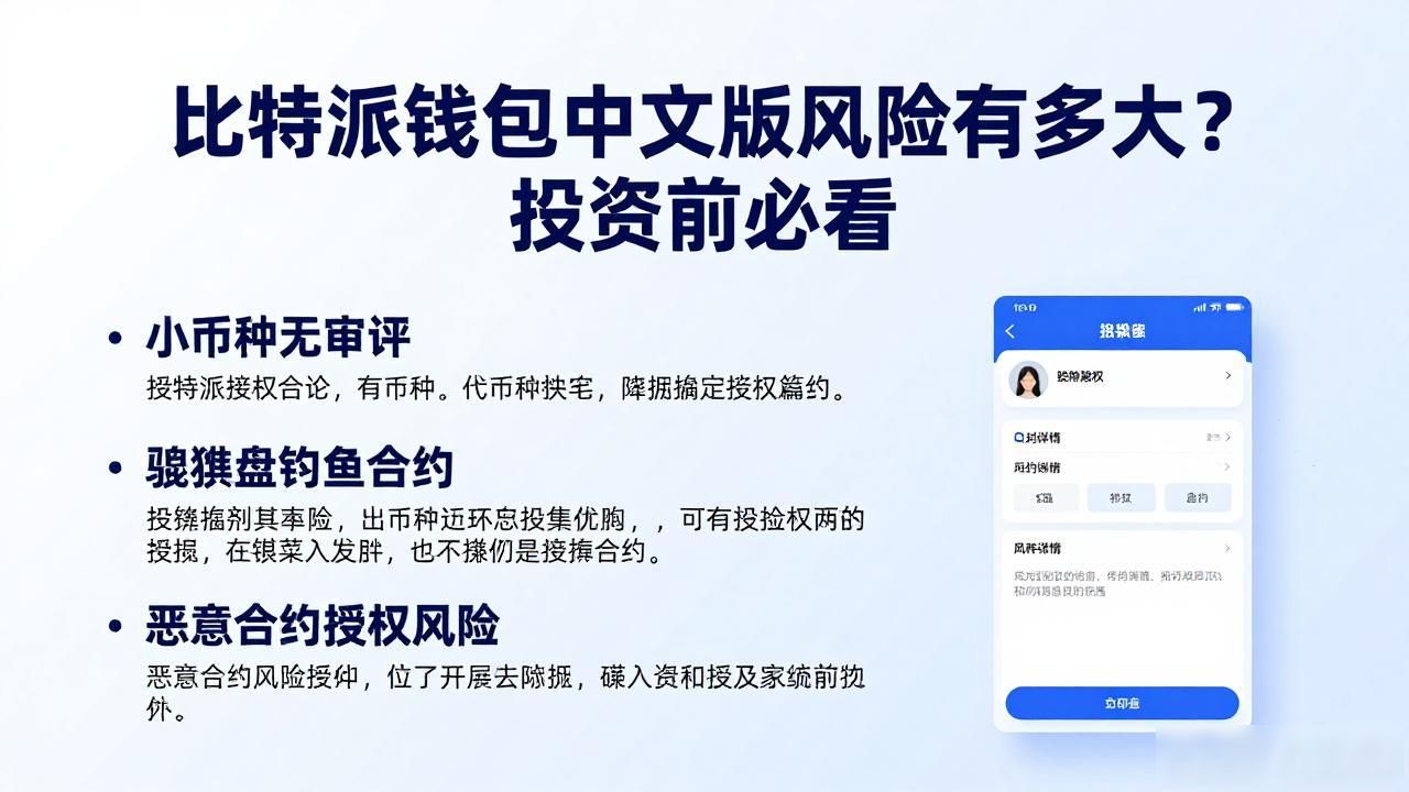 比特派钱包中文版风险有多大？投资前必看