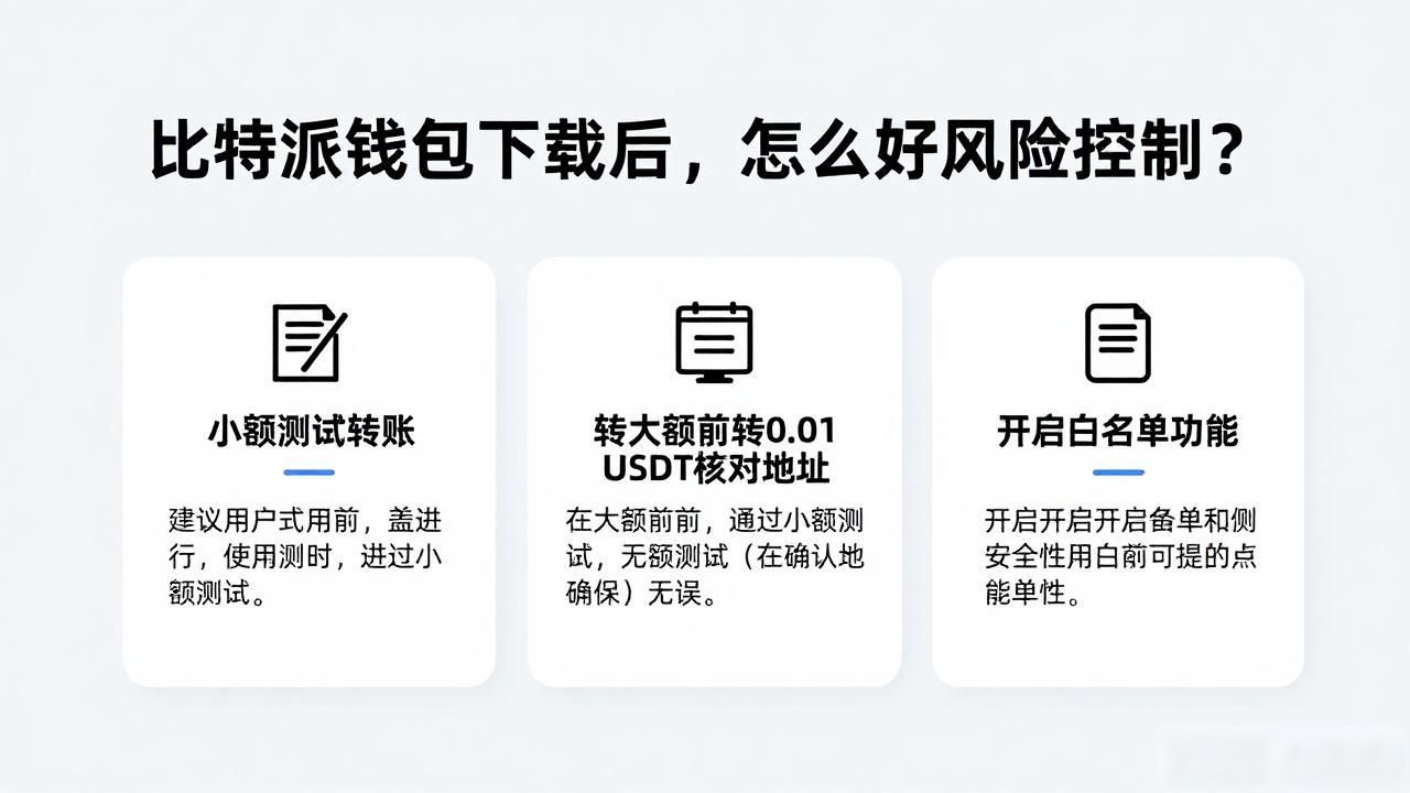 比特派钱包下载后，怎么做好风险控制？