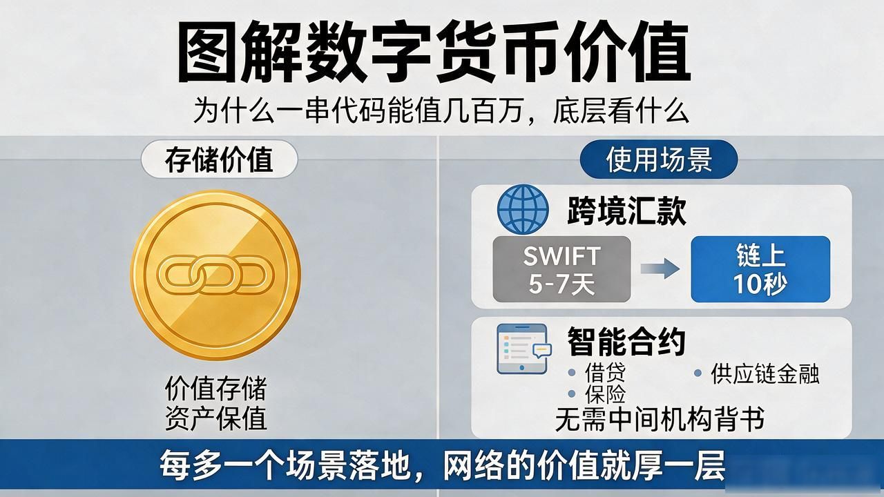 图解数字货币价值：为什么一串代码能值几百万，底层看什么