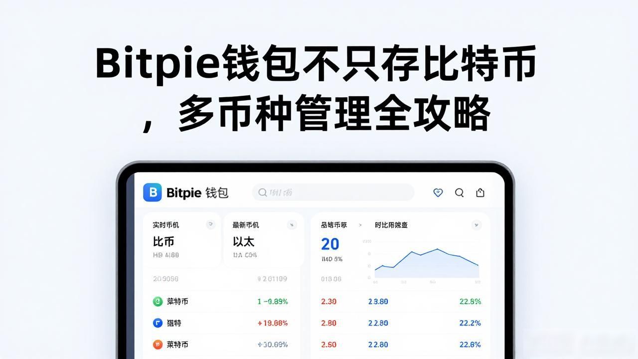 Bitpie钱包不只存比特币，多币种管理全攻略