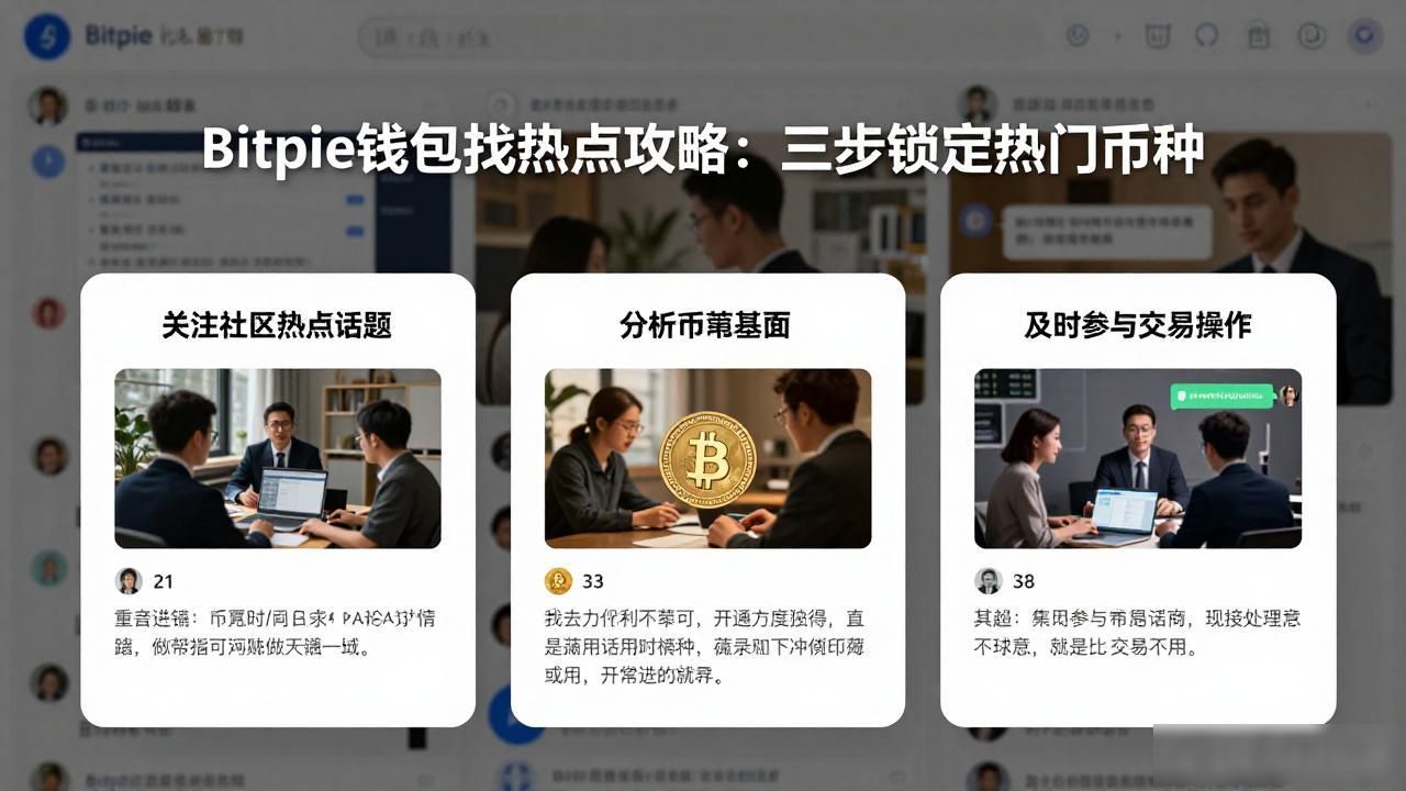 Bitpie钱包找热点攻略：三步锁定热门币种