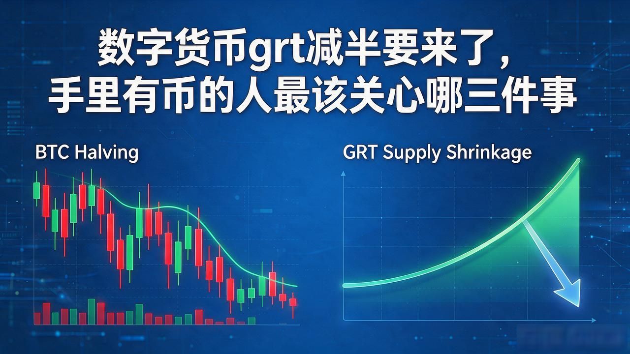 数字货币grt减半要来了，手里有币的人最该关心哪三件事