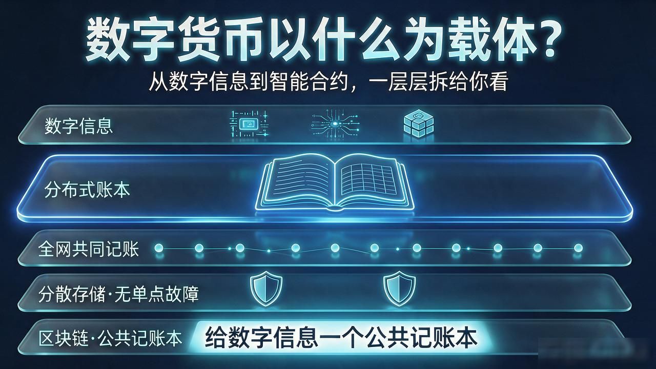 数字货币以什么为载体？从数字信息到智能合约，一层层拆给你看