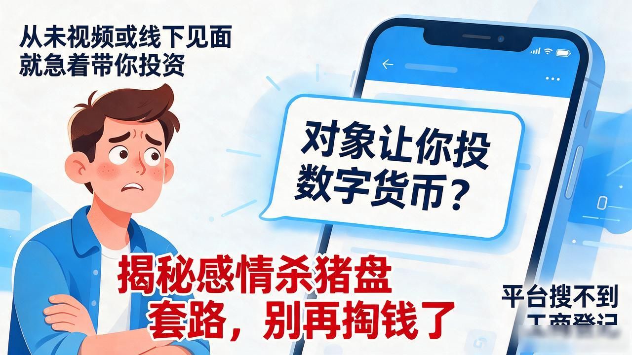 对象让你投数字货币？揭秘感情杀猪盘套路，别再掏钱了