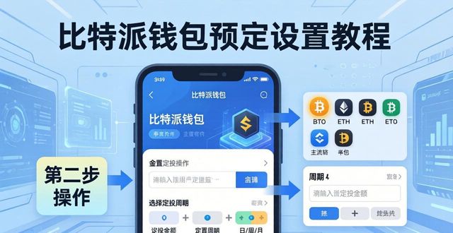 比特派钱包定投设置：三步完成定期投资计划