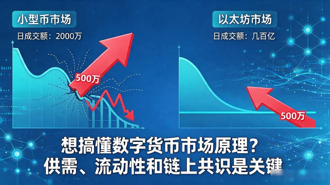 想搞懂数字货币市场原理？供需、流动性和链上共识是关键