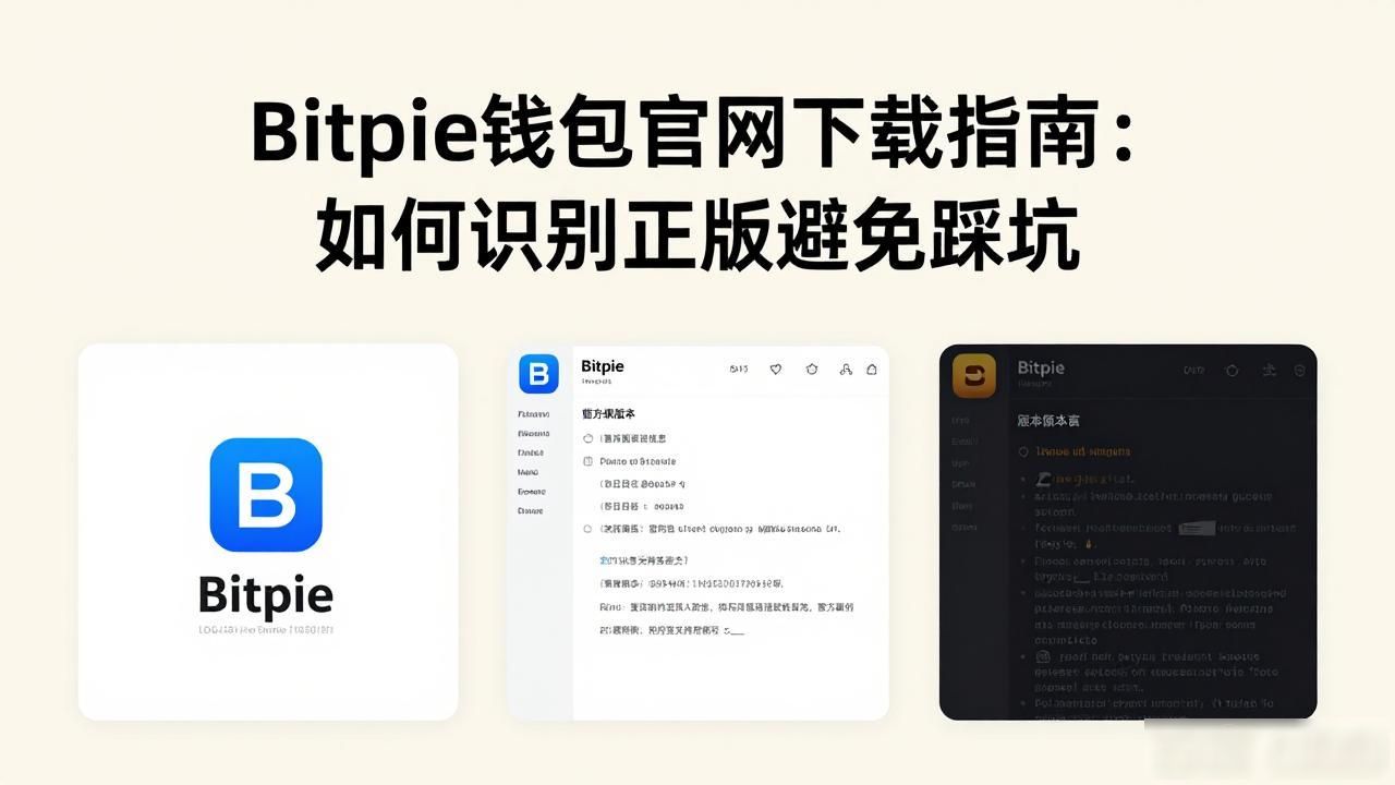 Bitpie钱包版本真伪验证_使用前必看：在官网下载 Bitpie 正版的注意事项_Bitpie钱包官方下载渠道