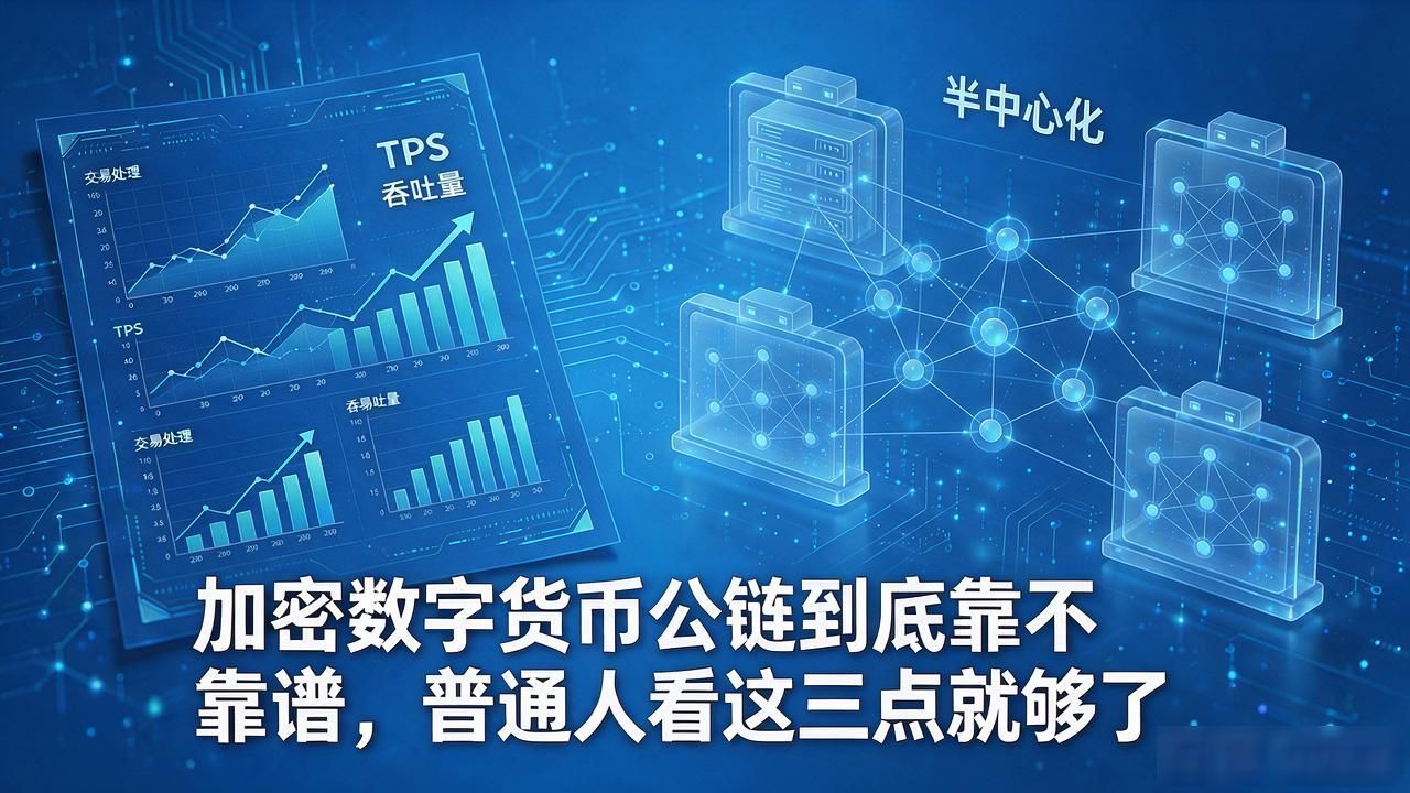 加密数字货币公链到底靠不靠谱，普通人看这三点就够了