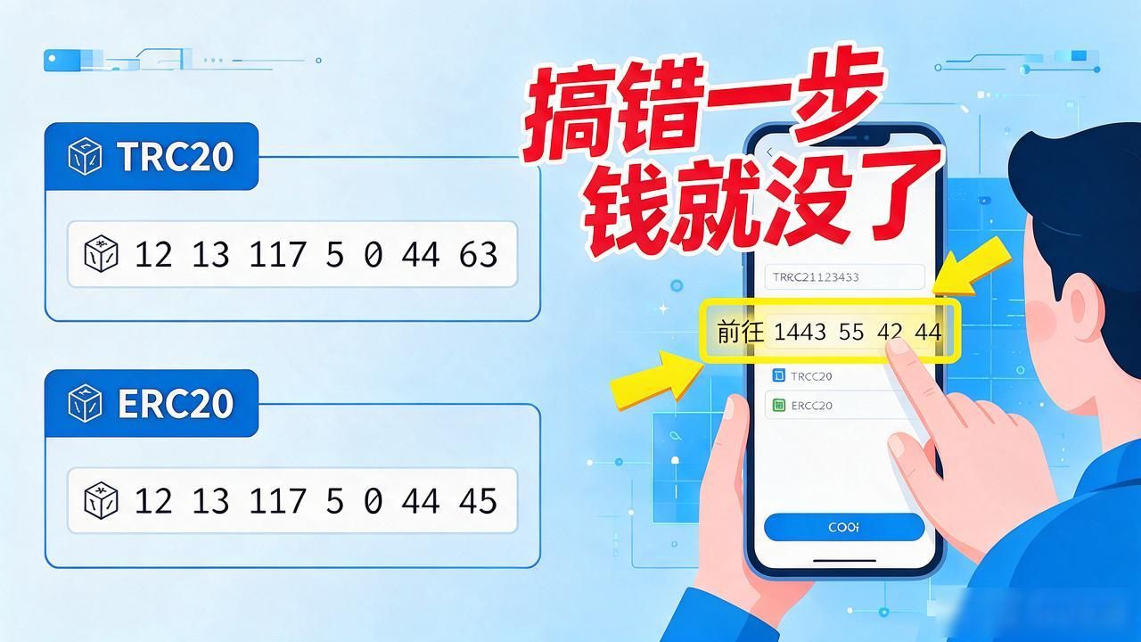 数字货币充值接收地址怎么填？搞错一步钱就没了，新手必看