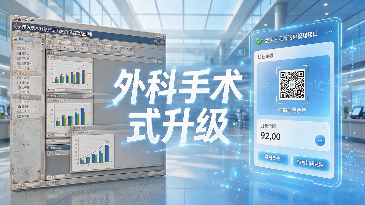 南天信息跟数字货币有啥关系？银行系统升级它干了啥