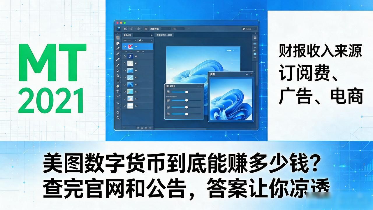 美图数字货币到底能赚多少钱？查完官网和公告，答案让你凉透