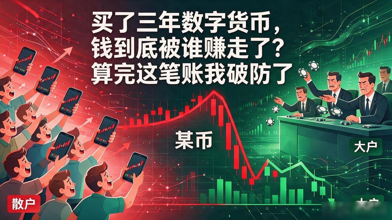 买了三年数字货币，钱到底被谁赚走了？算完这笔账我破防了