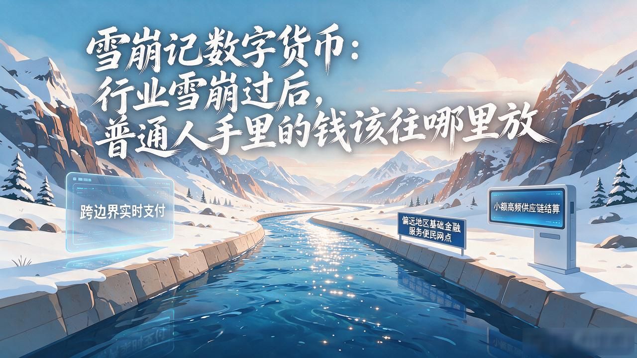 雪崩记数字货币：行业雪崩过后，普通人手里的钱该往哪里放