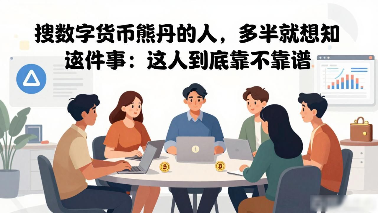 搜数字货币熊丹的人，多半就想知道一件事：这人到底靠不靠谱