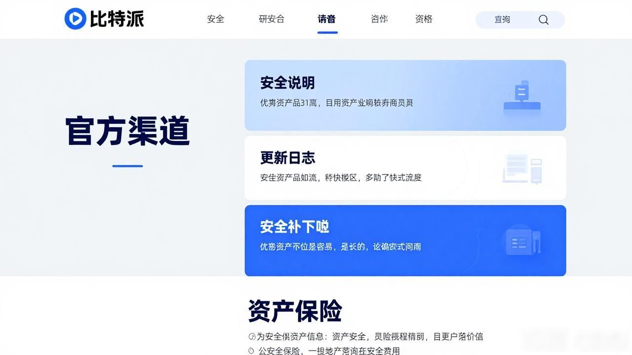 比特派最新版从哪下载最安全？认准官方渠道保资产