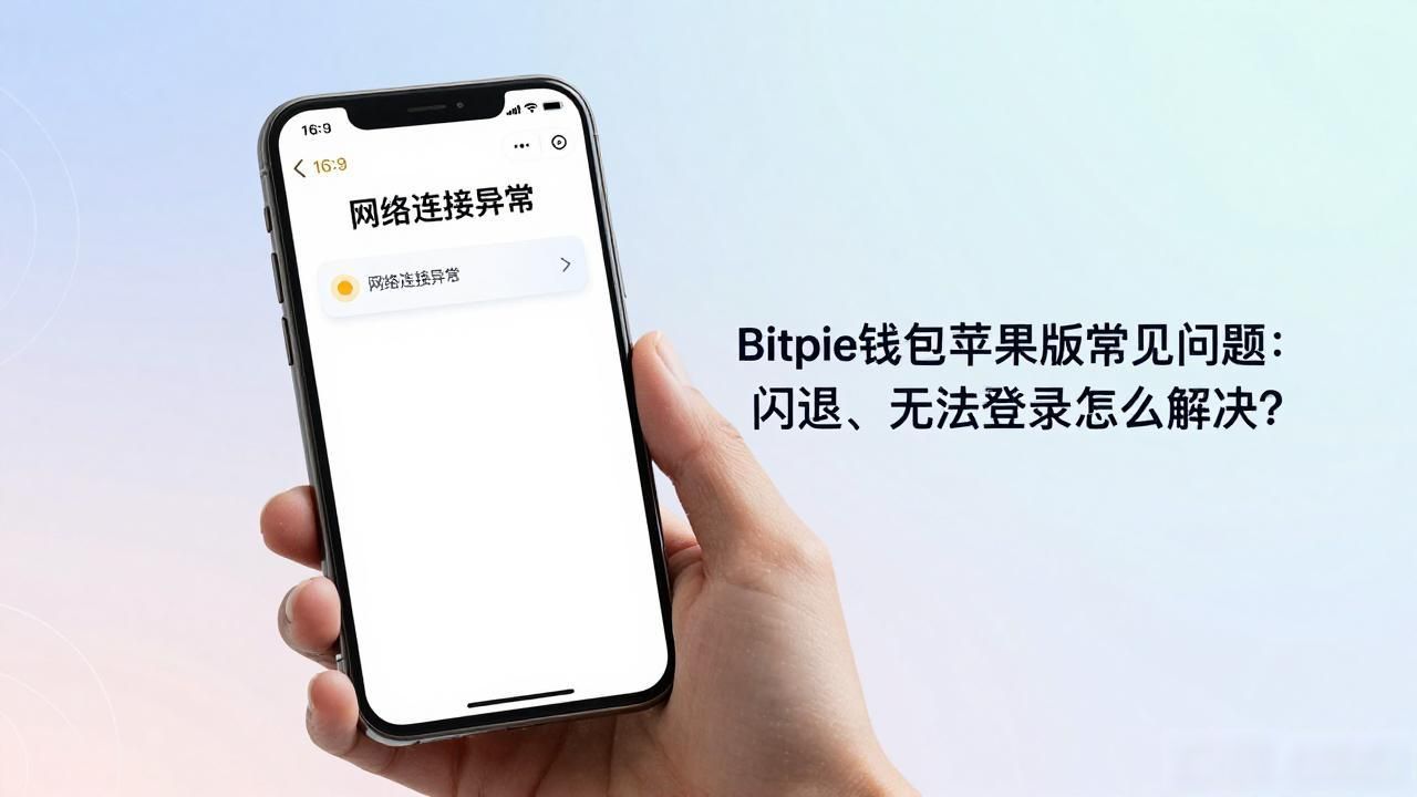 Bitpie钱包苹果版常见问题：闪退、无法登录怎么解决？