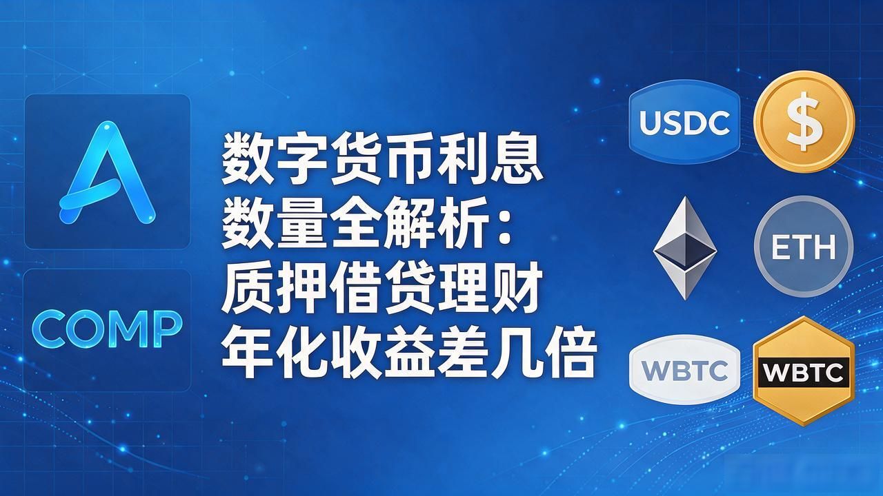 数字货币利息数量全解析：质押借贷理财年化收益差几倍