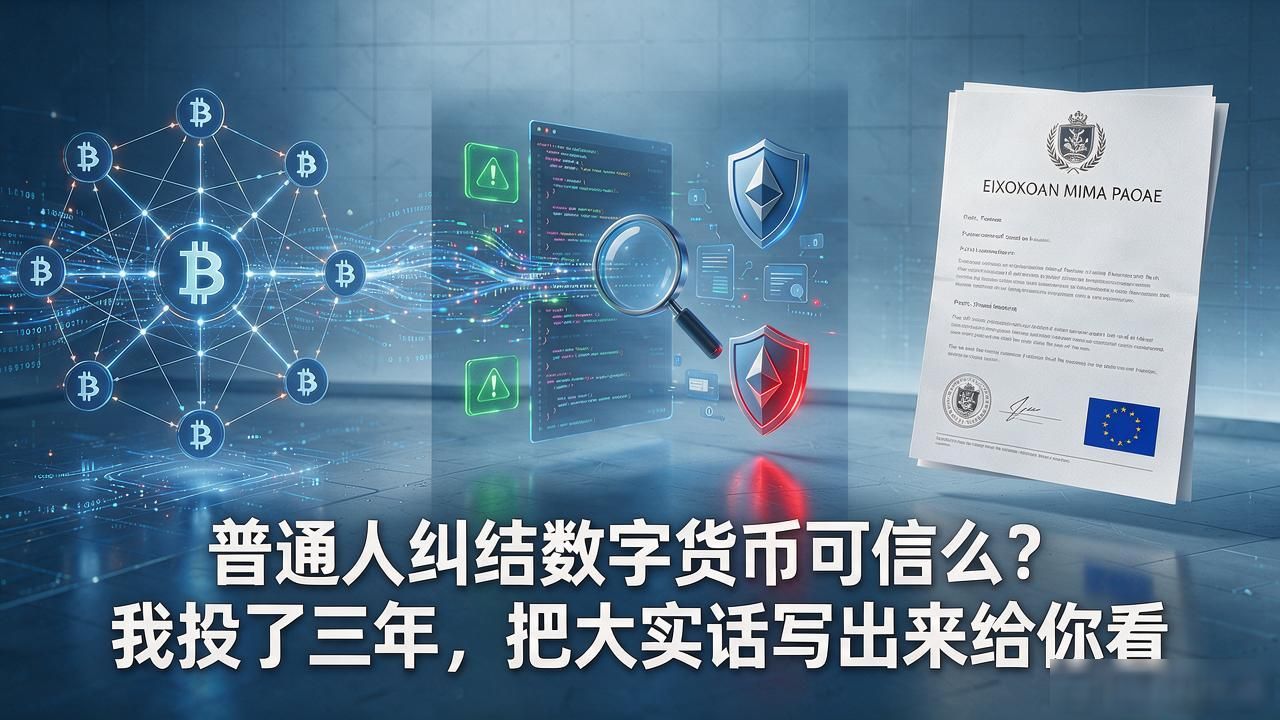 普通人纠结数字货币可信么？我投了三年，把大实话写出来给你看