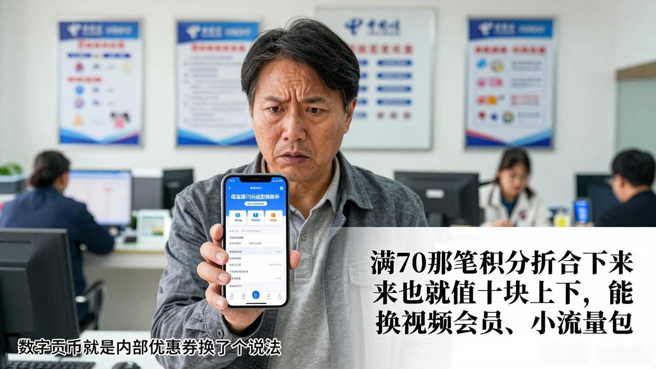电信满70元送数字货币，我充完才发现规则跟页面上写的不一样