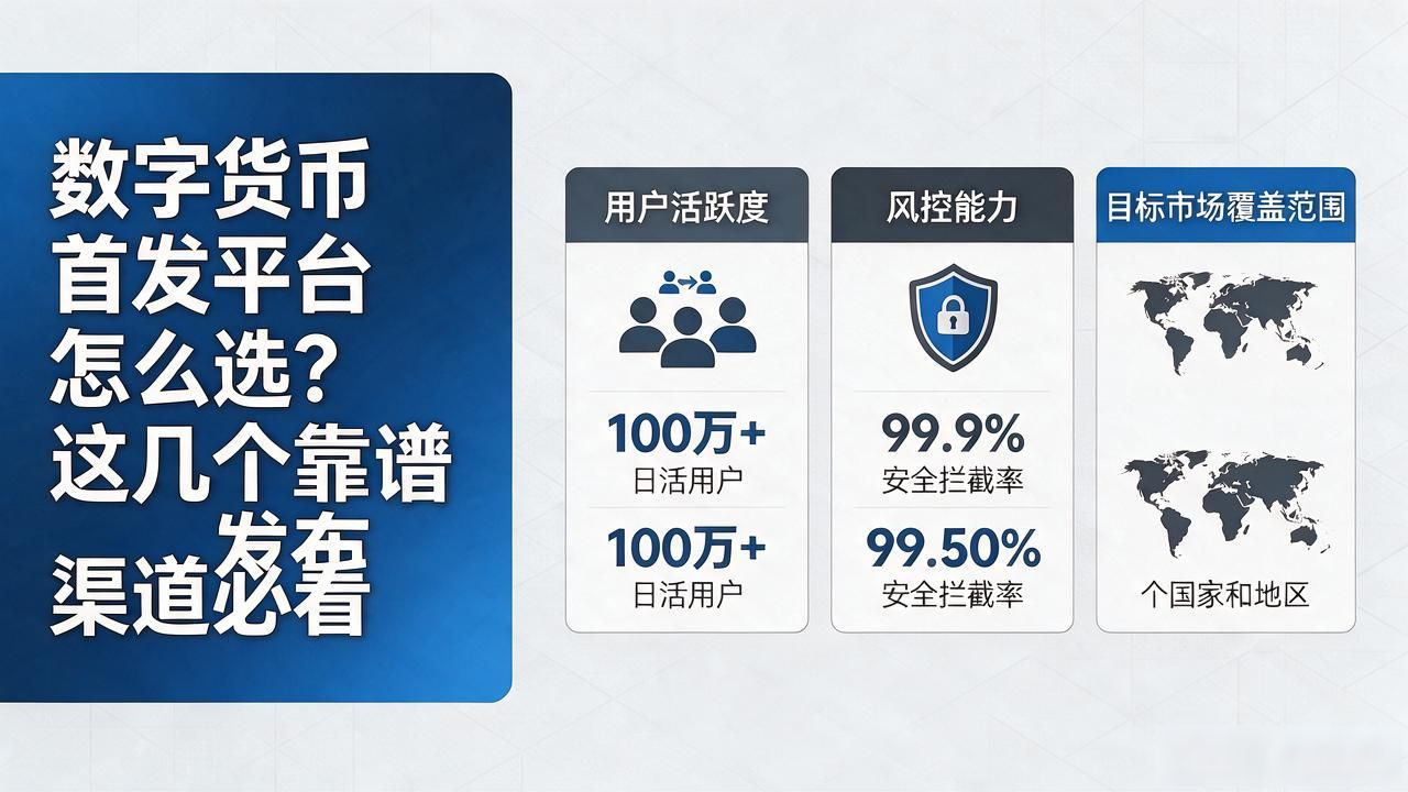 数字货币首发平台怎么选？这几个靠谱发布渠道必看