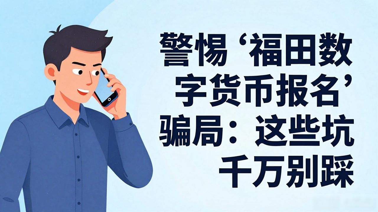 警惕"福田数字货币报名"骗局：这些坑千万别踩