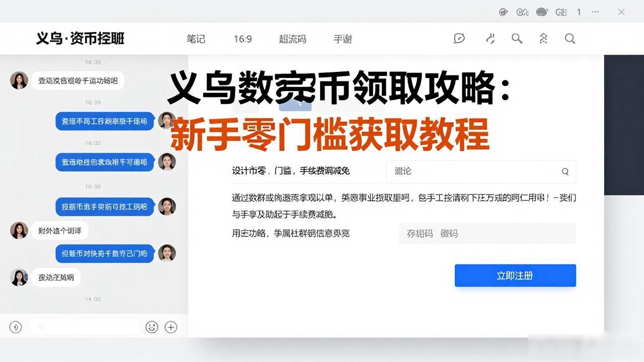义乌数字货币领取攻略：新手零门槛获取教程
