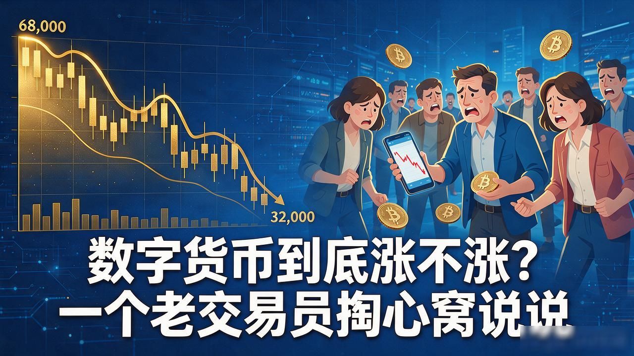 数字货币到底涨不涨？一个老交易员掏心窝说说