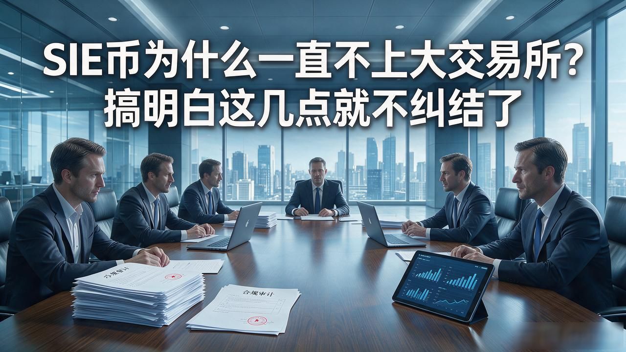 SIE币为什么一直不上大交易所？搞明白这几点就不纠结了