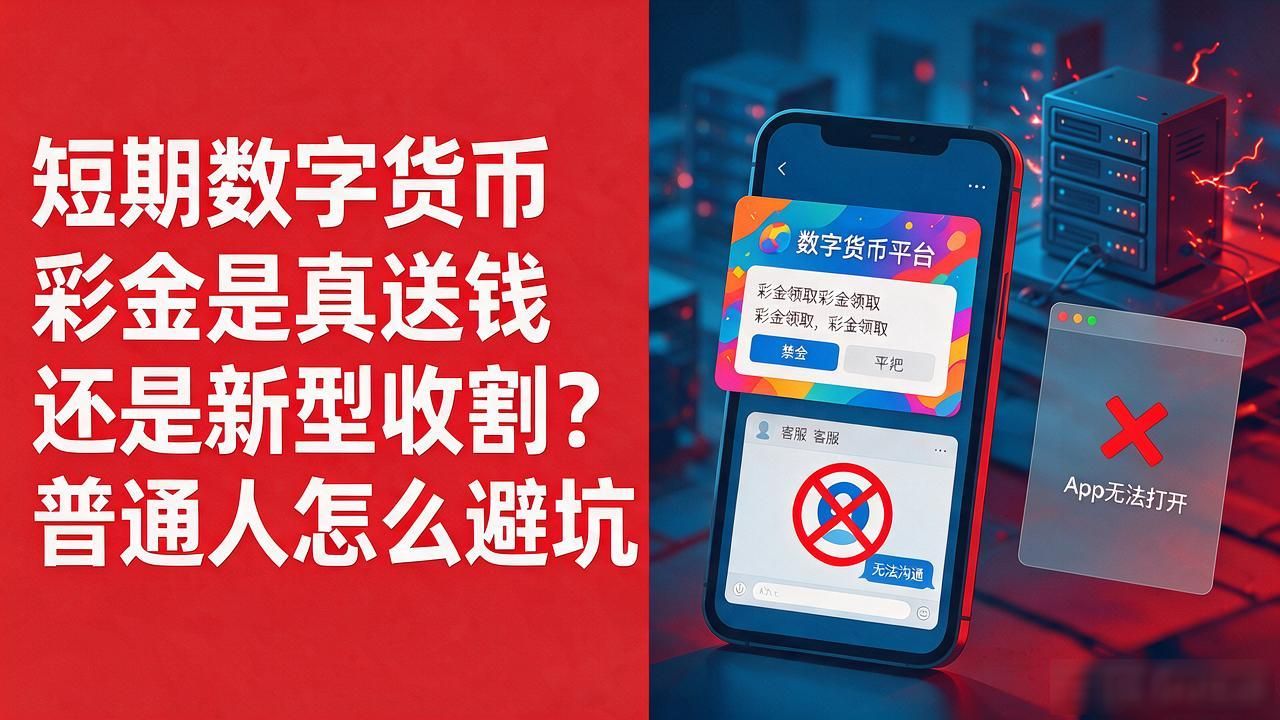 短期数字货币彩金是真送钱还是新型收割？普通人怎么避坑
