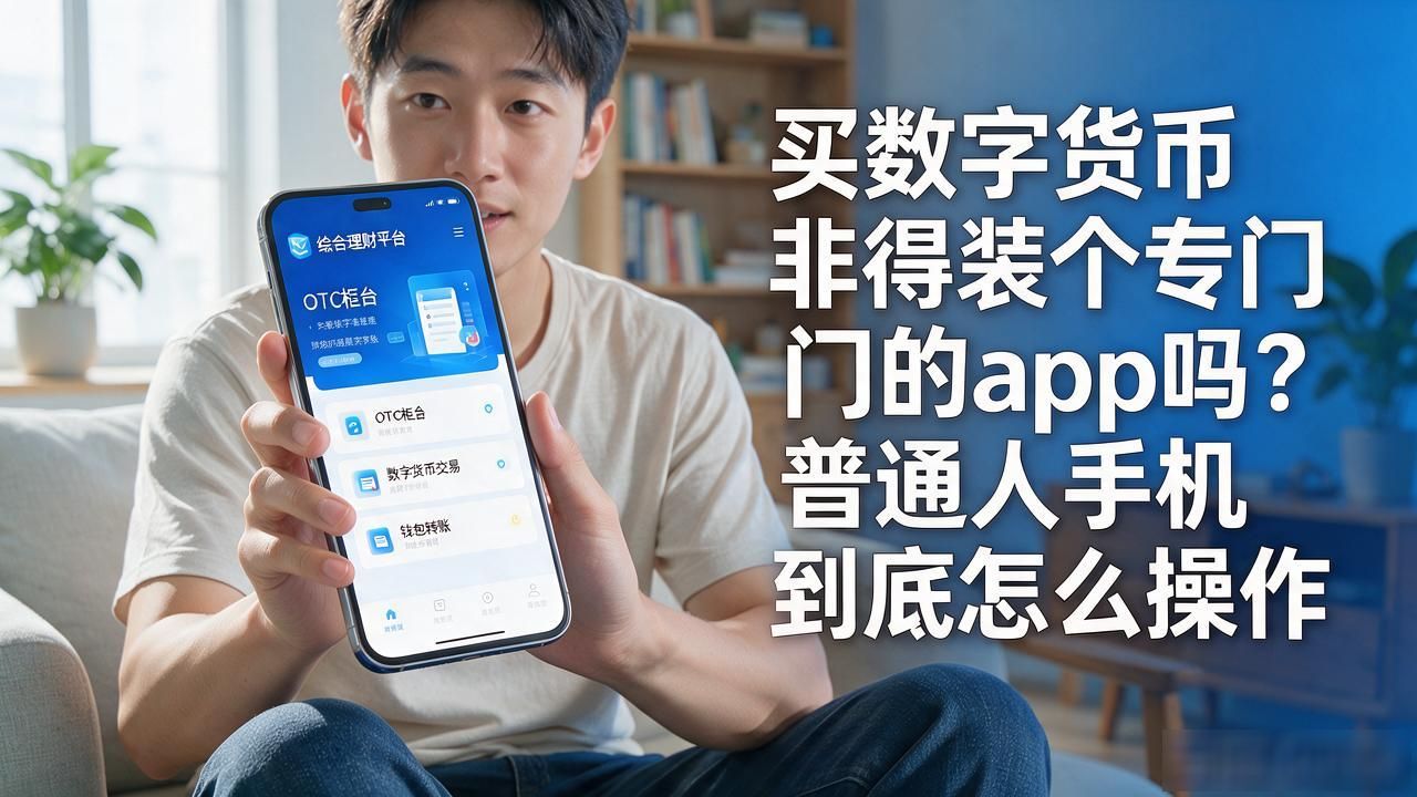 买数字货币非得装个专门的app吗？普通人手机到底怎么操作
