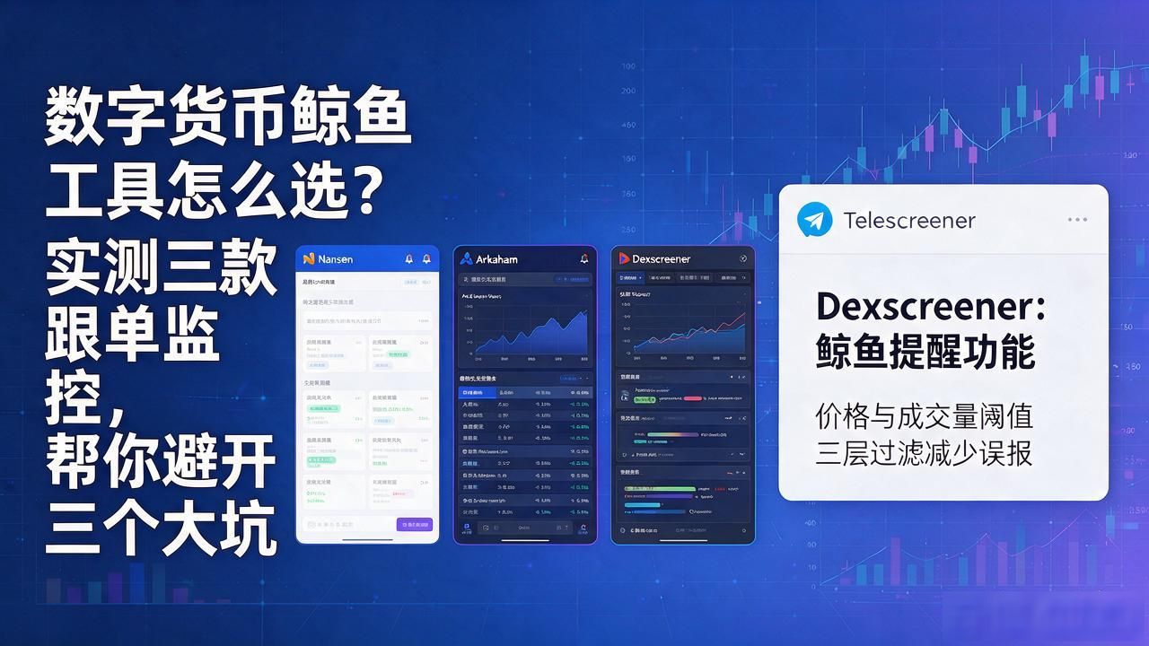 数字货币鲸鱼工具怎么选？实测三款跟单监控，帮你避开三个大坑