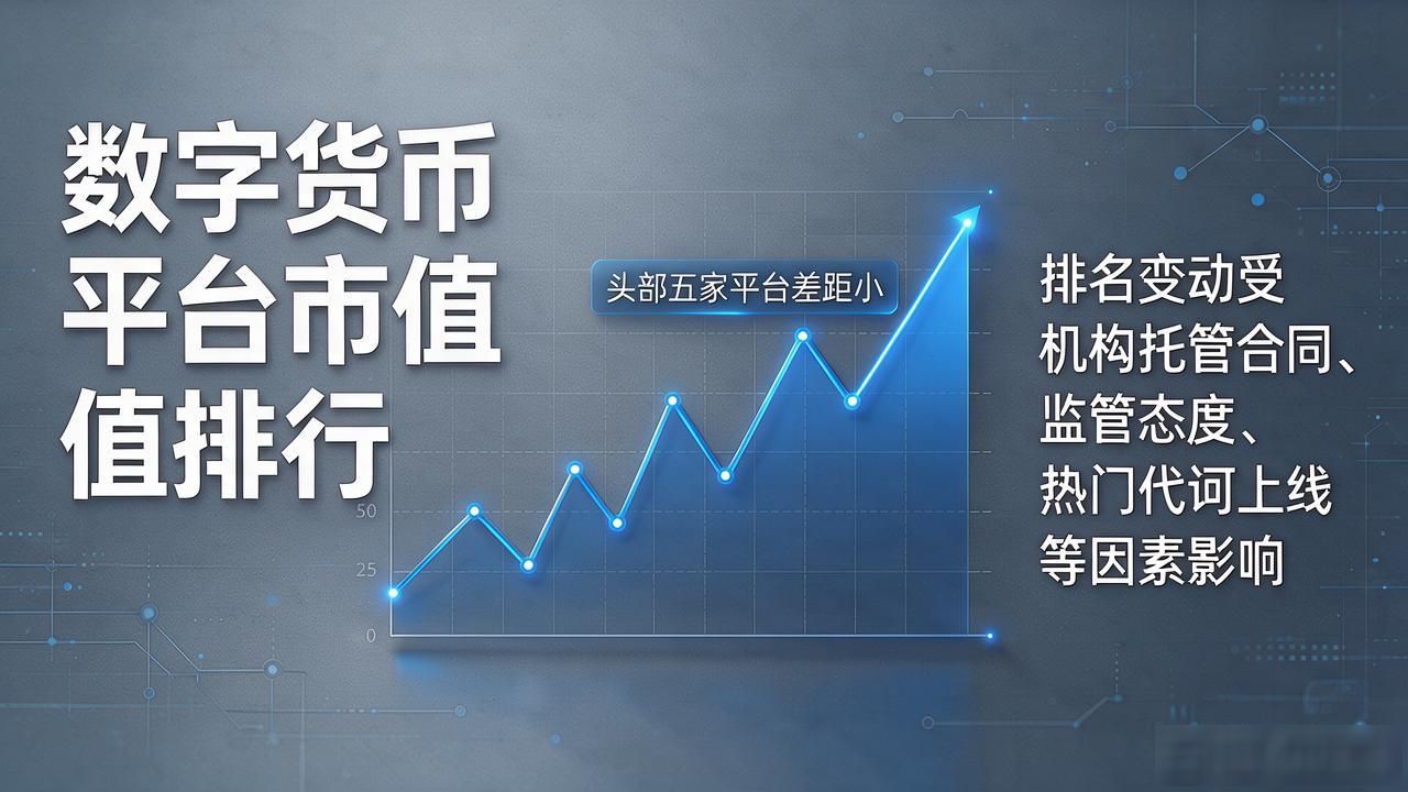 数字货币平台市值排行怎么看？头部五家所的差距真没你想象的大