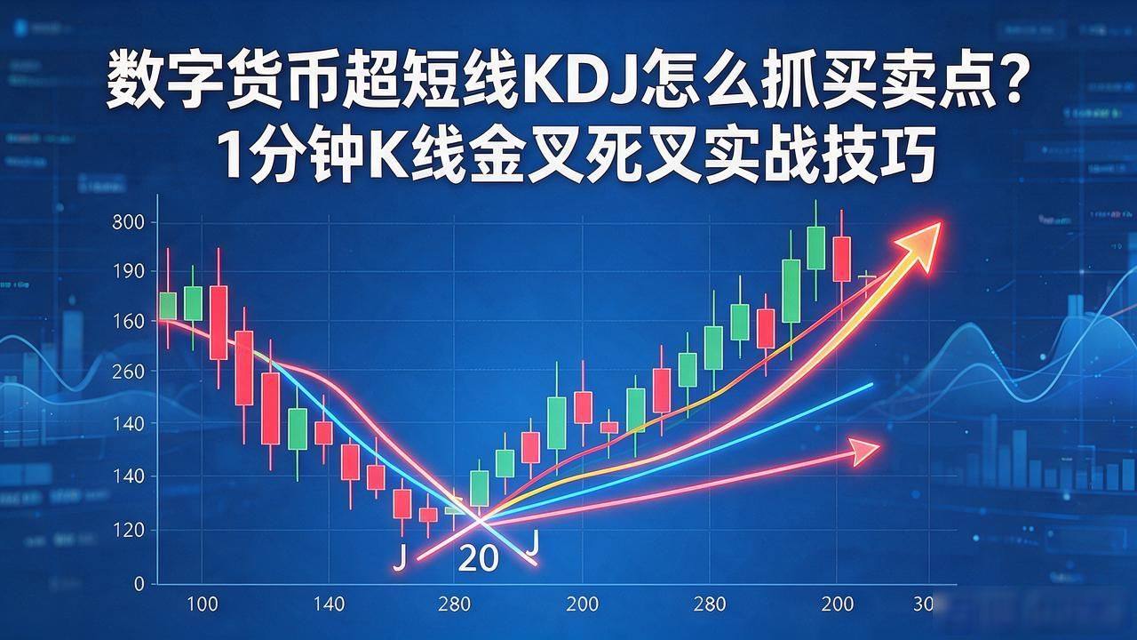 数字货币超短线KDJ怎么抓买卖点？1分钟K线金叉死叉实战技巧