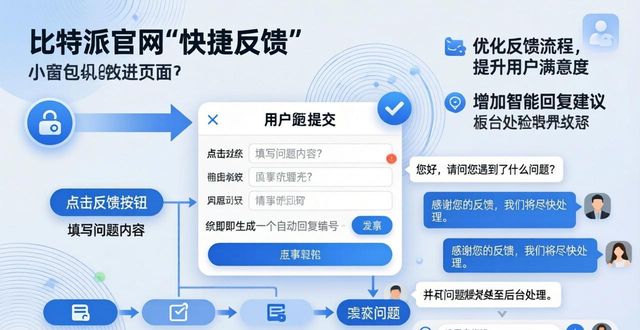 比特派官网用户体验反馈怎么提交？改进方向解析