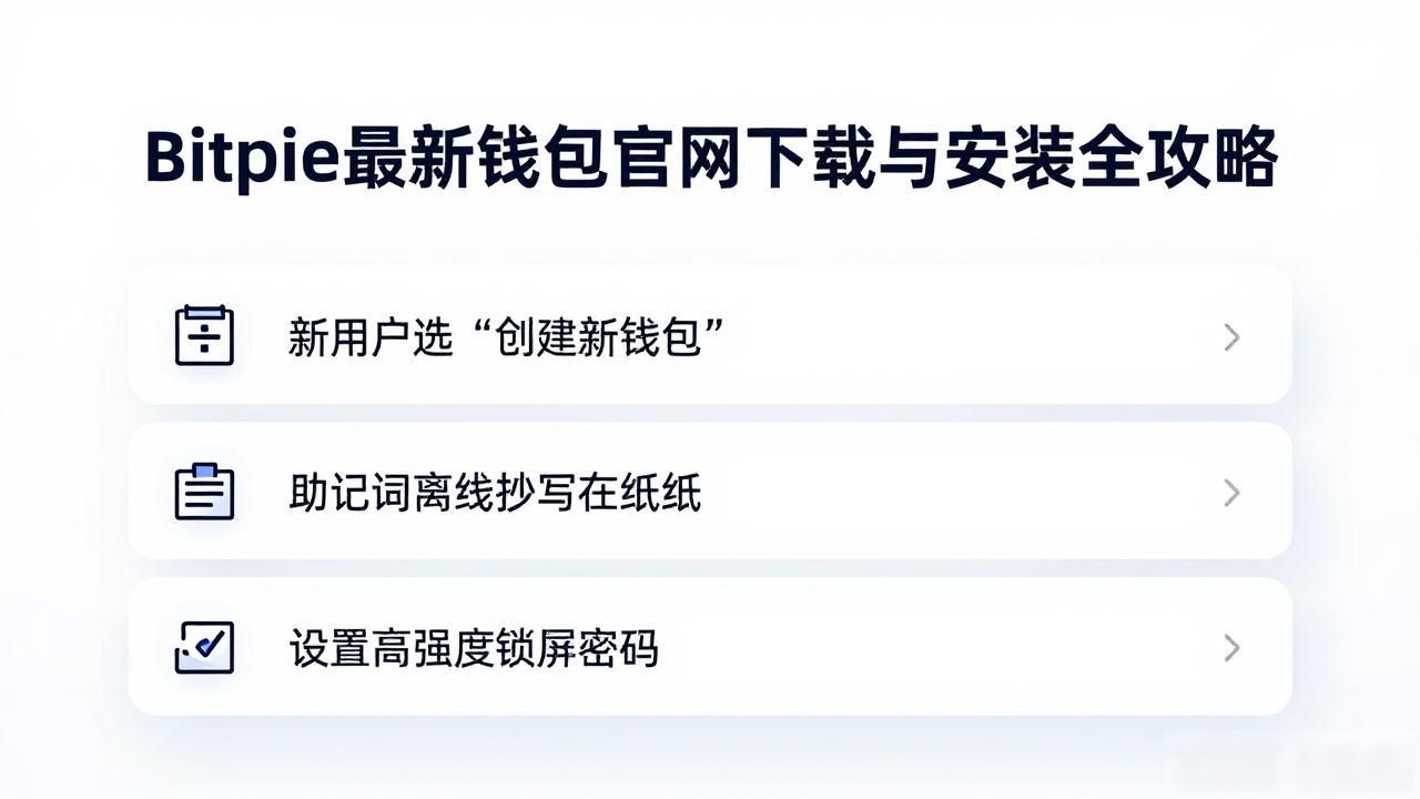 Bitpie去中心化钱包下载安装_bitpie最新钱包官网下载安装的详细流程与技巧，确保每一步操作都简单明了。_Bitpie钱包新用户创建流程