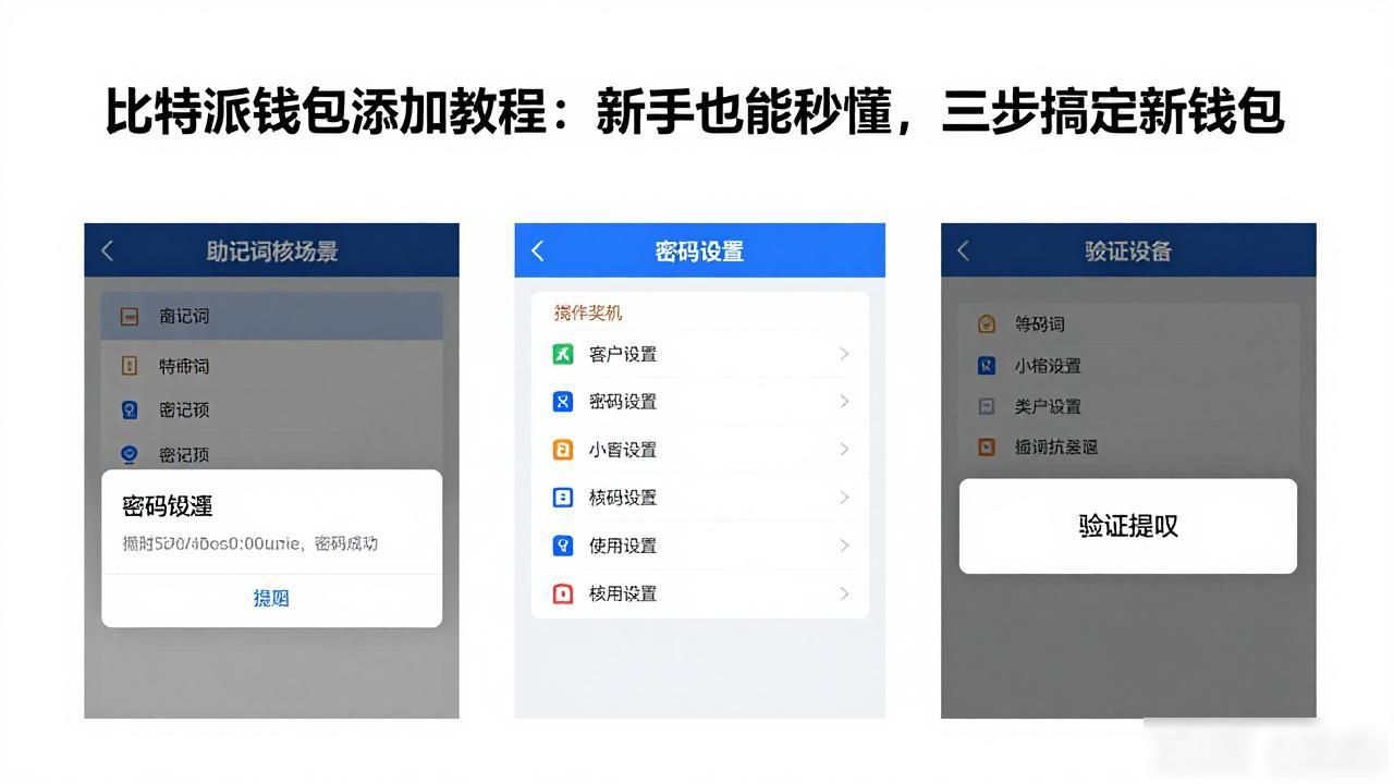 比特派钱包怎么顺利添加钱包?_BitPie官方App下载_创建新钱包助记词保管
