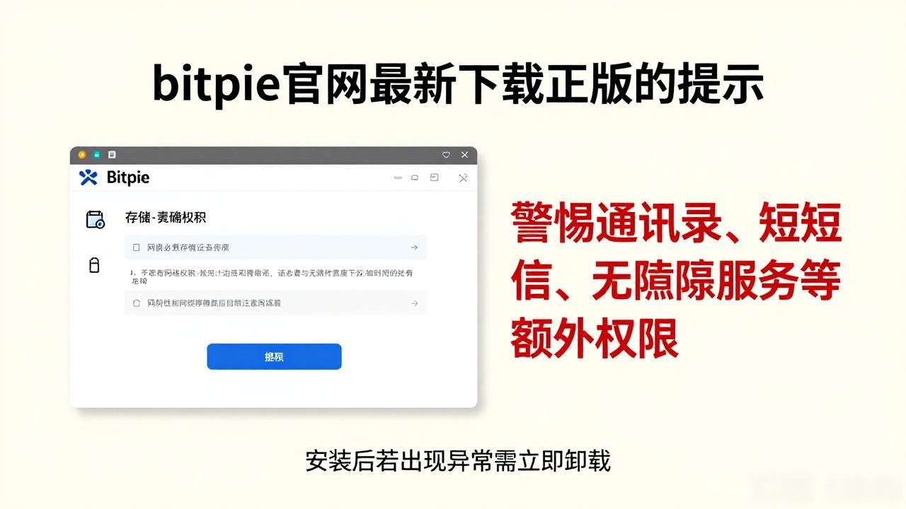 bitpie官网最新下载正版的提示_辨别正版Bitpie钱包关键细节_Bitpie官方下载