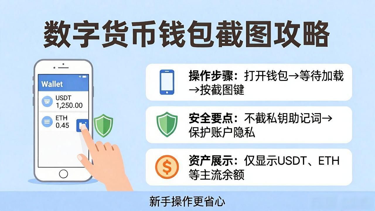 数字货币钱包怎么截图？新手查看资产全攻略
