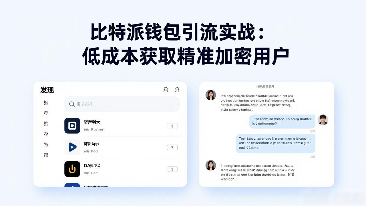 如何通过比特派Bitpie钱包app实现客户引导_比特派钱包突破流量瓶颈_比特派钱包内容营销