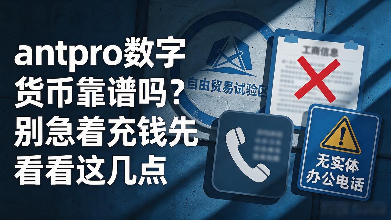 antpro数字货币靠谱吗？别急着充钱先看看这几点