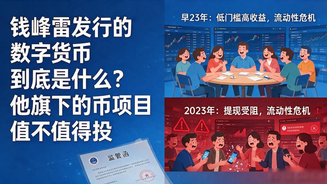 钱峰雷发行的数字货币到底是什么？他旗下的币项目值不值得投