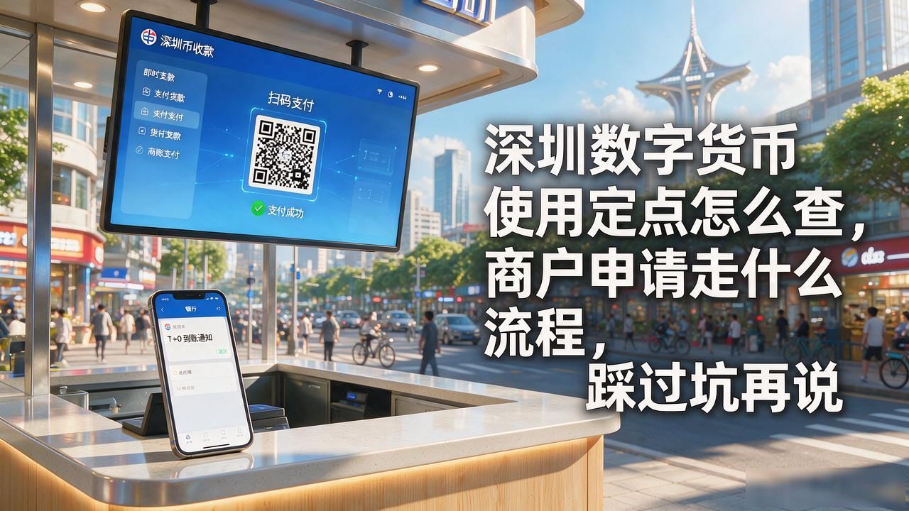 深圳数字货币使用定点怎么查，商户申请走什么流程，踩过坑再说