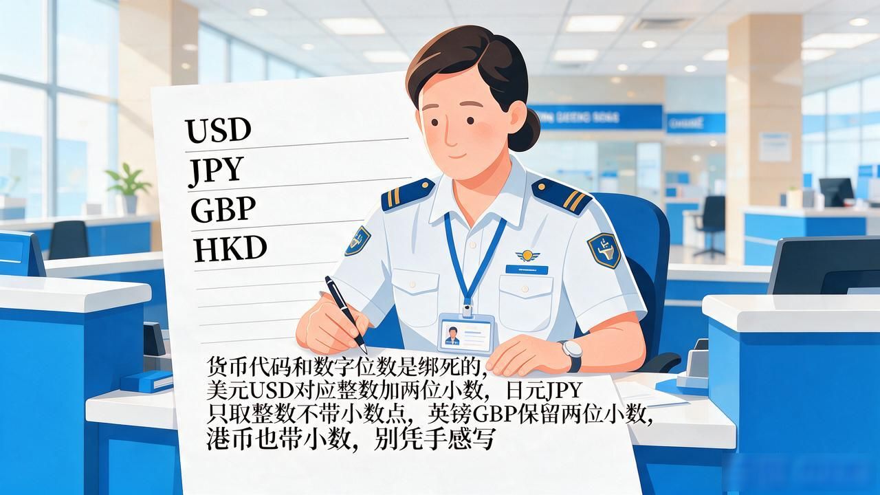 货币输入数字到底怎么填？干了十五年的柜员说点大实话