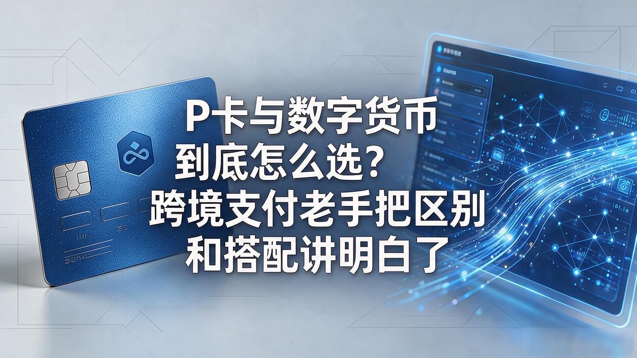 P卡与数字货币到底怎么选？跨境支付老手把区别和搭配讲明白了