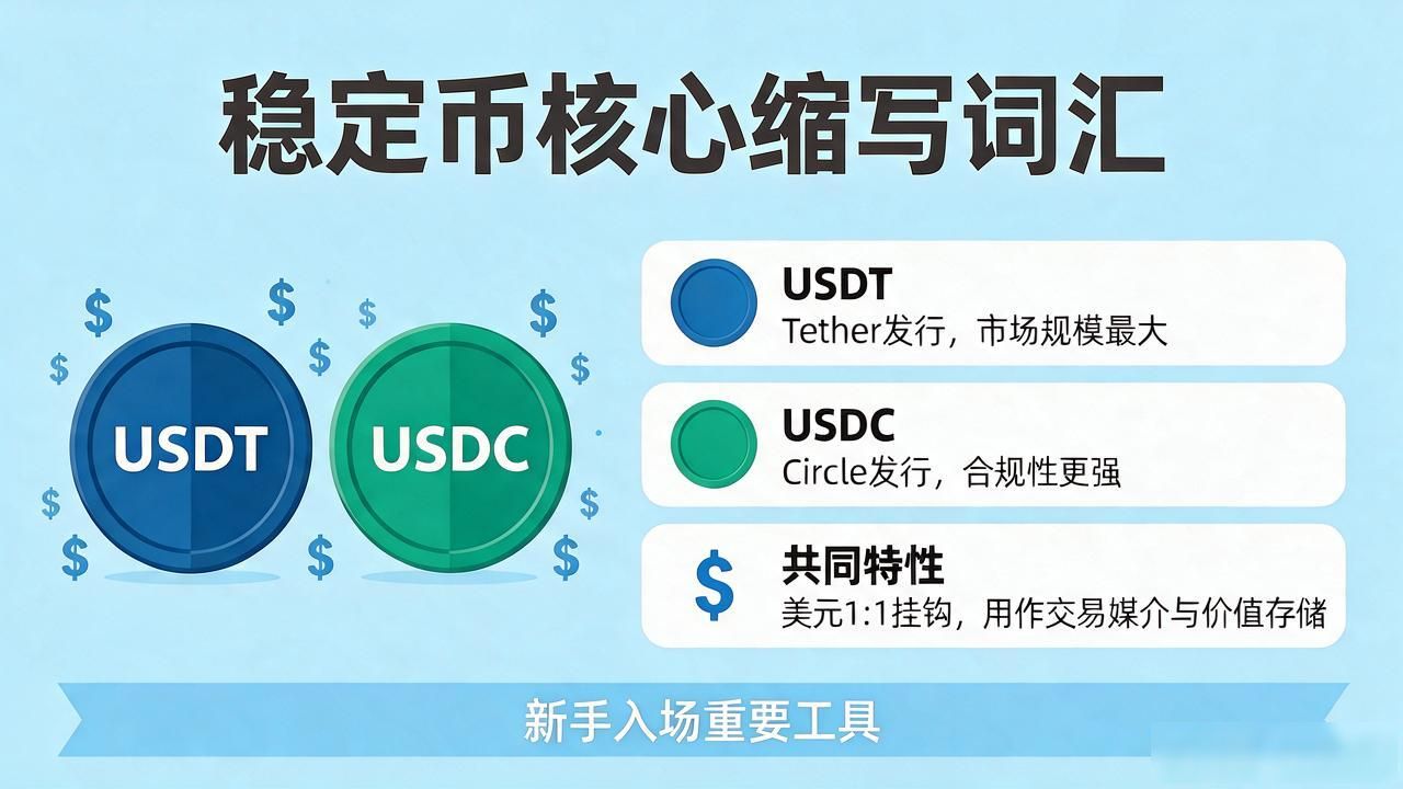 数字货币英文缩写大全_新手必备词汇表