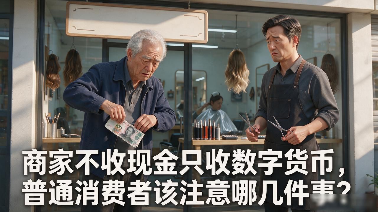 商家不收现金只收数字货币，普通消费者该注意哪几件事