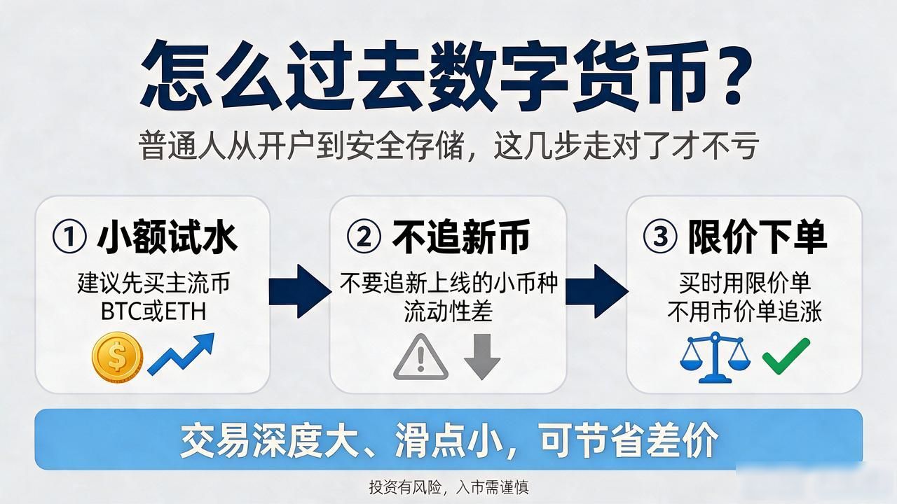 怎么过去数字货币？普通人从开户到安全存储，这几步走对了才不亏